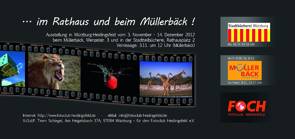 Ausstellung beim Müllerbäck und in der Stadtteilbücherei